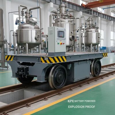 爆発防止の鉄道輸送車 10トンの荷重容量と危険地帯の速度30m/min