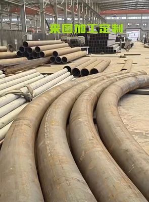 2' 『- 8'』別のラジアンにセクション鋼鉄を曲げる大きい直径の曲がる機械が付いている鋼管