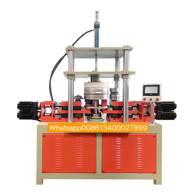 CNC サーボ 不規則な刃の切断とローリング 機械 メタルスピニング 円形強化 ターニング機器